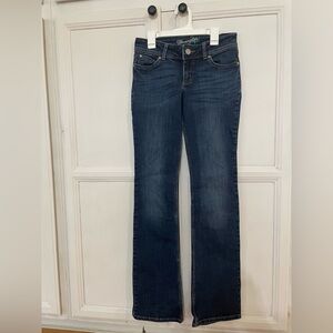 WRANGLER Women’s Dark Wash Bootcut Jeans Size 4